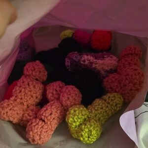 Colorful Crochet Chapstick Balls